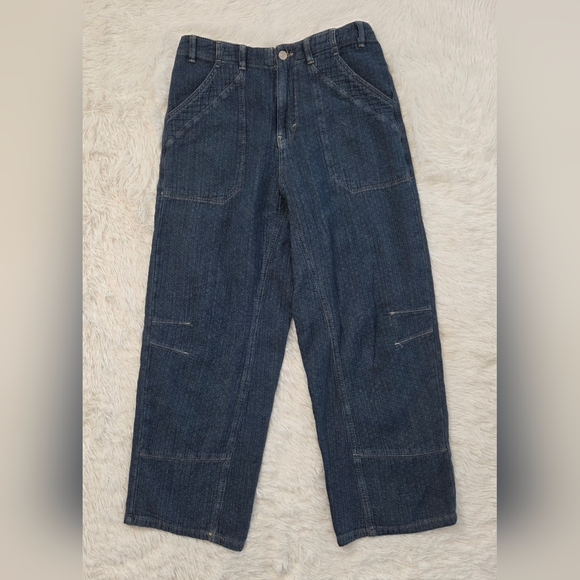 Free People Midnight Voyage Harem Jeans Journey - Picture 2 of 13